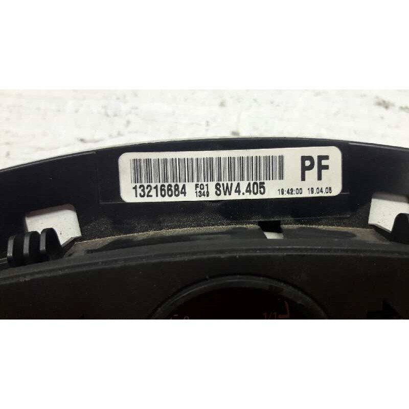 Recambio de cuadro instrumentos para opel astra h berlina referencia OEM IAM 13216684 SW4405 3