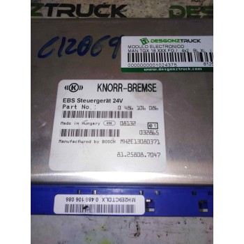 Recambio de modulo electronico para man tgx 18.xxx fg / 4x2 bl xl referencia OEM IAM 81258087047 0486106086 CENTRALITA EBS