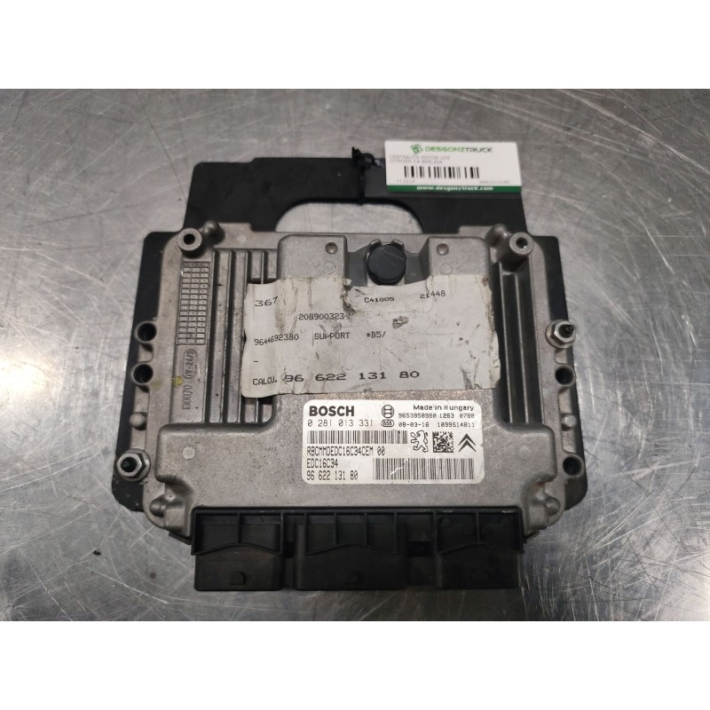 Recambio de centralita motor uce para citroën c4 berlina collection referencia OEM IAM 9662213180 RBCMMDECC16C34CEM 9662213180