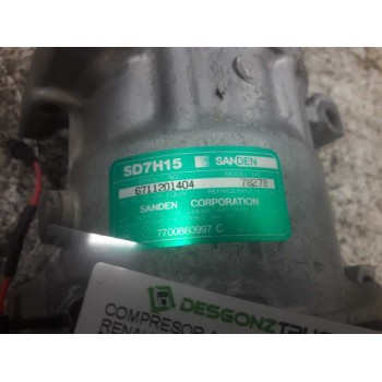 Recambio de compresor aire acondicionado para renault twingo (co6) 1.2 (c066/67/68) referencia OEM IAM 7700860997C 6711201404 