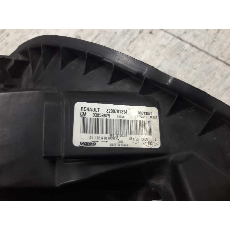 Recambio de faro izquierdo para renault trafic combi (ab 4.01) 6 - plazas, acristalado parcial 2,9t combi corto referencia OEM I - Blanco 4