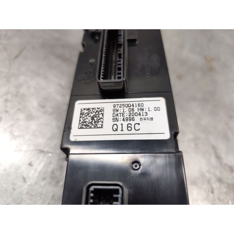 Recambio de mando climatizador para kia niro i (de) e-niro referencia OEM IAM 97250Q4160 - Blanco 2