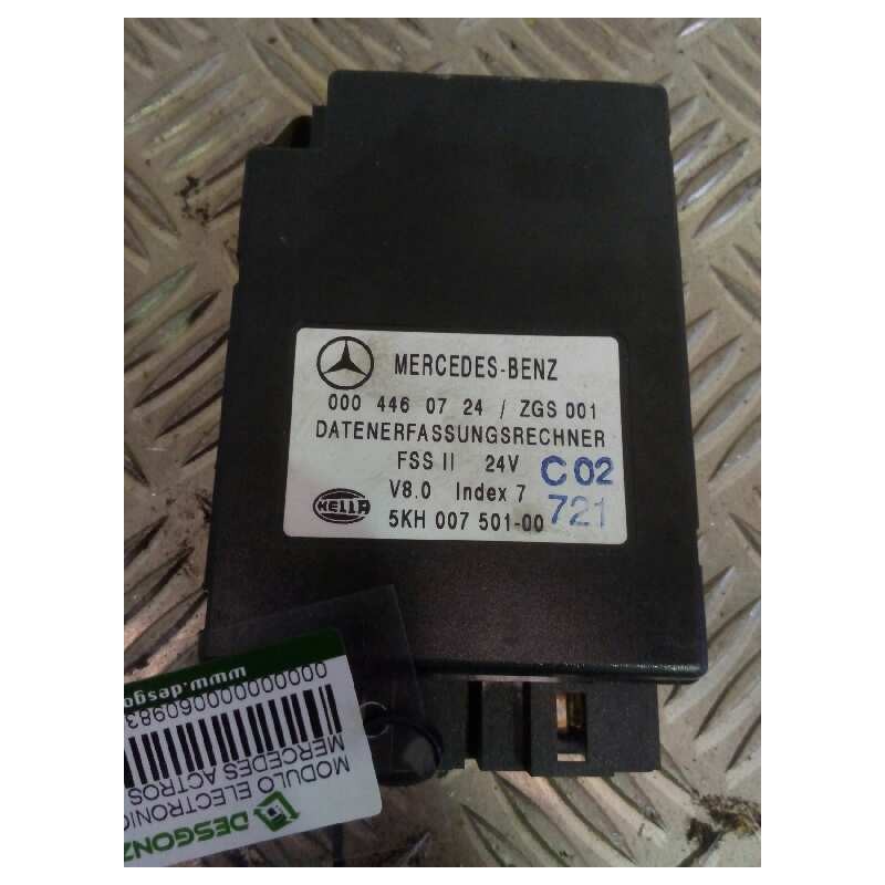 Recambio de modulo electronico para mercedes-benz actros 2/3 2 - ejes / 6 cil. 1846 4x2 om 501 la l (largo) referencia OEM IAM 0