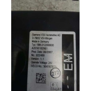 Recambio de modulo electronico para iveco trucks stralis as 190s50 referencia OEM IAM 13650122000000 A2C53182961 022489