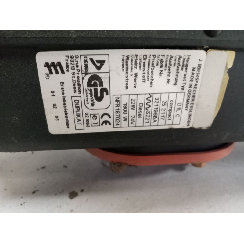 Recambio de motor calefaccion cabina para renault midlum 6.2 diesel referencia OEM IAM d1lc eberspacher 20360150 - Rojo 3
