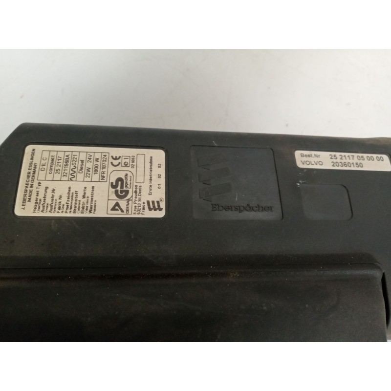 Recambio de motor calefaccion cabina para renault midlum 6.2 diesel referencia OEM IAM d1lc eberspacher 20360150 - Rojo 4