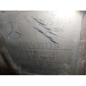 Recambio de catalizador para setra series 400 comfortclass s 415 gt referencia OEM IAM A0014902314  