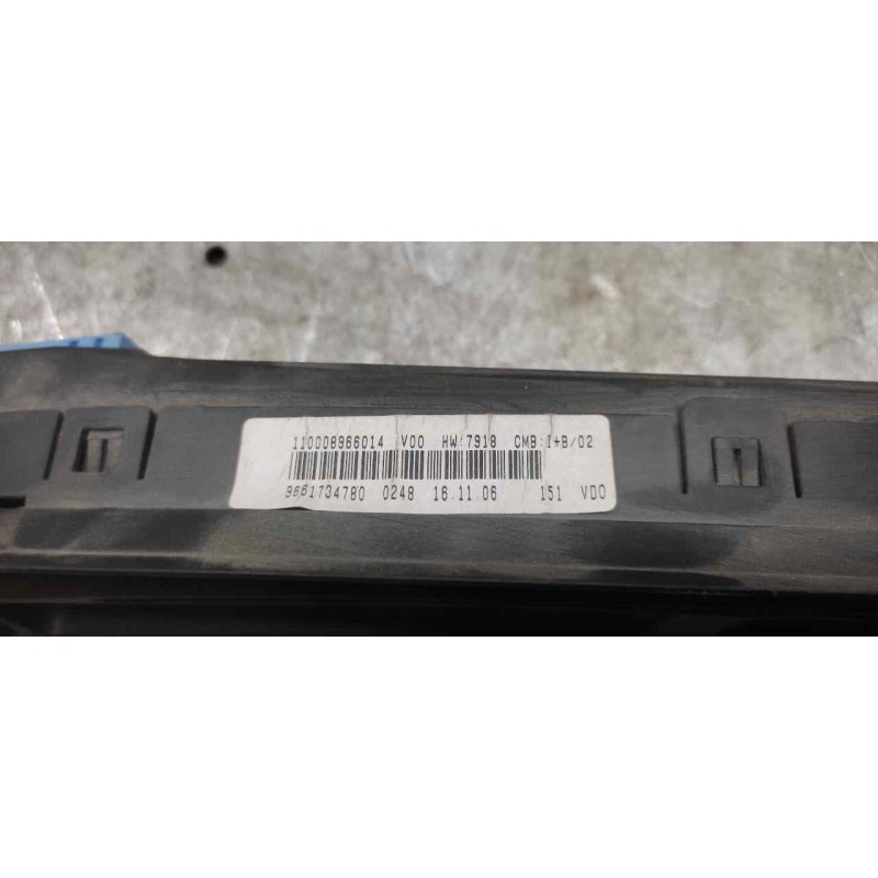 Recambio de cuadro instrumentos para citroën xsara picasso 1.6 hdi 90 exclusive referencia OEM IAM 9661734780 110008966014 - Negro 2