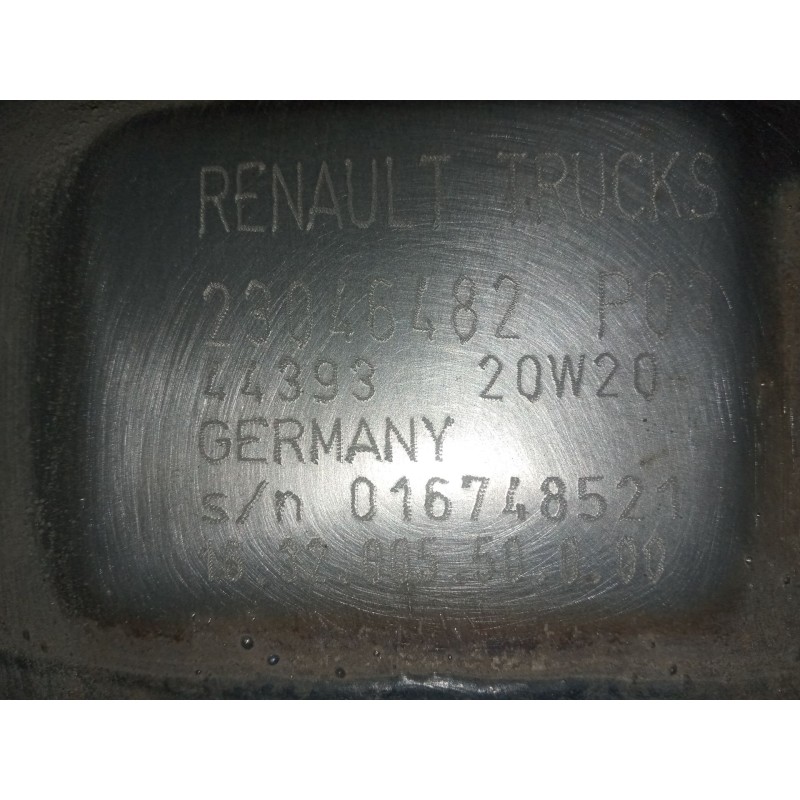 Recambio de catalizador para renault serie t 12.8 diesel referencia OEM IAM 23046482 2