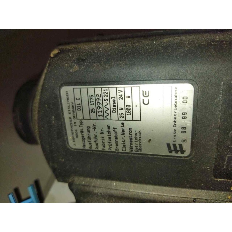 Recambio de motor calefaccion cabina para scania serie 4 (p/r 124 l) 11.7 diesel referencia OEM IAM 1406340 D1LC EBERSPACHER - Amarillo 2