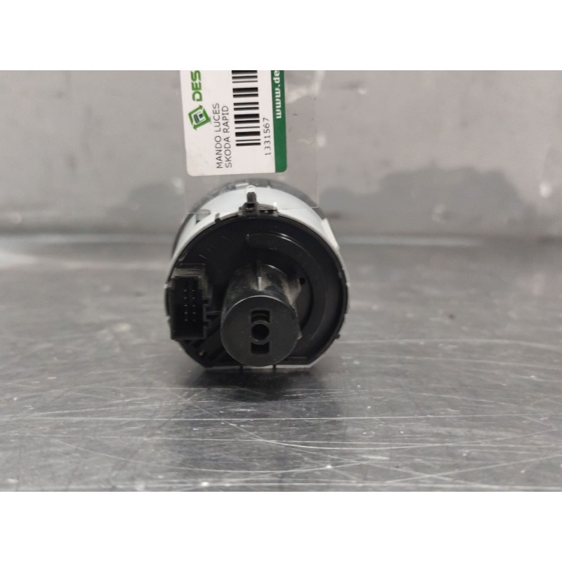 Recambio de mando luces para skoda rapid ambition referencia OEM IAM 5E0941431N - Blanco 4