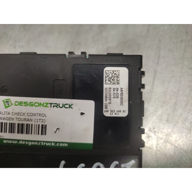 Recambio de centralita check control para volkswagen touran (1t2) advance referencia OEM IAM - Negro 2