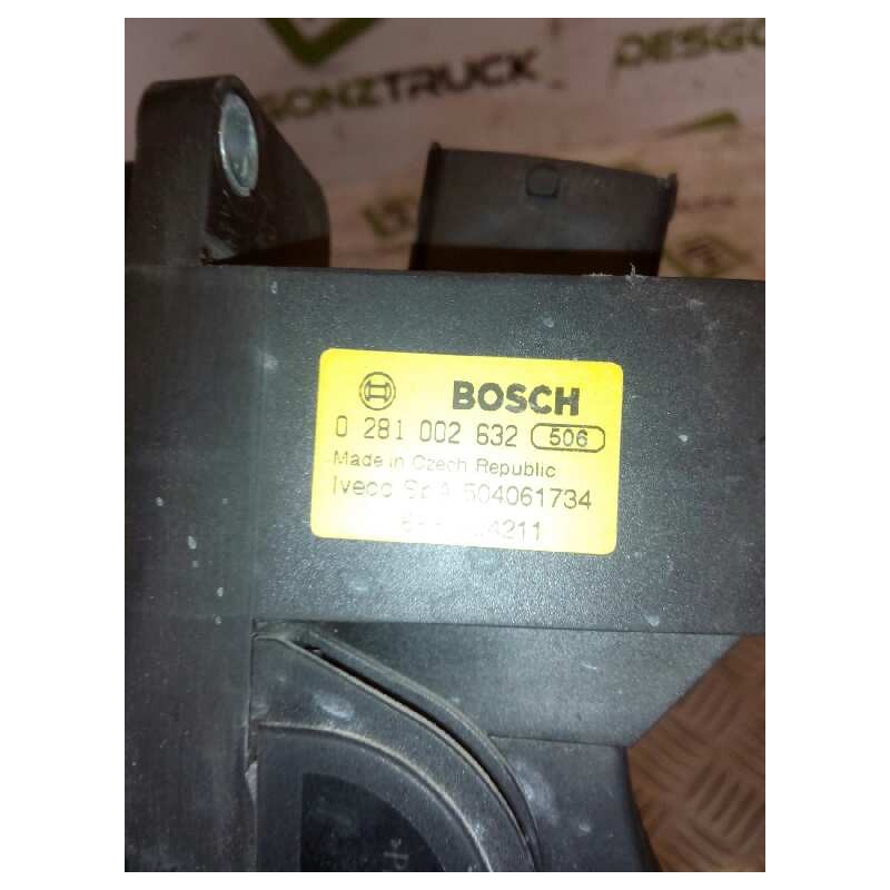 Recambio de pedal acelerador para iveco daily caja cerrada (1999 =>) 35 - s 12 caja cerrada referencia OEM IAM 504061734 0281002 - Blanco 2