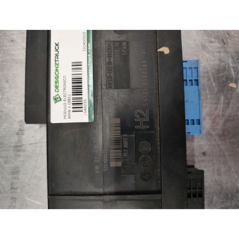 Recambio de modulo electronico para bmw 1 (e81) 118 d referencia OEM IAM 532400025  6135916018901 - Negro 2