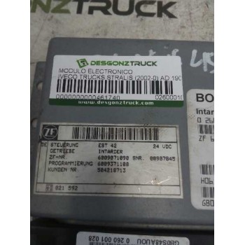 Recambio de modulo electronico para iveco trucks stralis ad 190s45 referencia OEM IAM 0260001028 6009371001 CENTRALITA INTARDER
