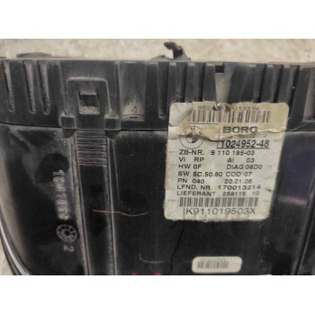 Recambio de cuadro instrumentos para bmw serie 1 berlina (e81/e87) 118d referencia OEM IAM 911019503 102495248 