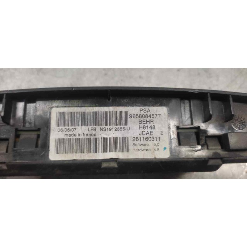 Recambio de mando climatizador para citroën c4 berlina 1.6 hdi cat (9hy / dv6ted4) referencia OEM IAM 9658084577 NS1912365U 3