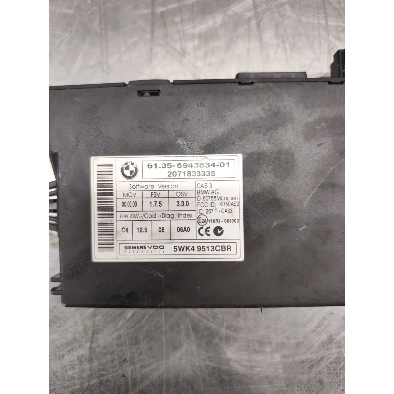 Recambio de modulo electronico para bmw 1 (e81) 118 d referencia OEM IAM 6135694383401  9513cbr - Negro 4