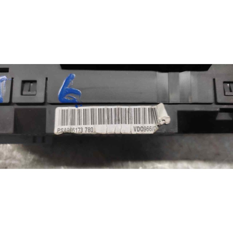 Recambio de cuadro instrumentos para citroën xsara picasso 2.0 hdi referencia OEM IAM 9661734780 110008966014 - Azul 3