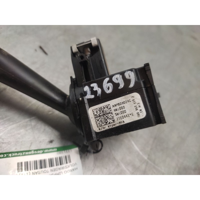 Recambio de mando limpia para volkswagen touran (1t2) advance referencia OEM IAM - Negro 3