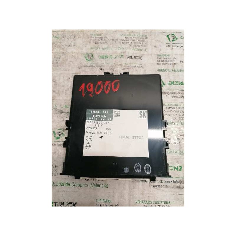 Recambio de modulo electronico para toyota auris live referencia OEM IAM 8999002161 MB2325008850 - Blanco 2