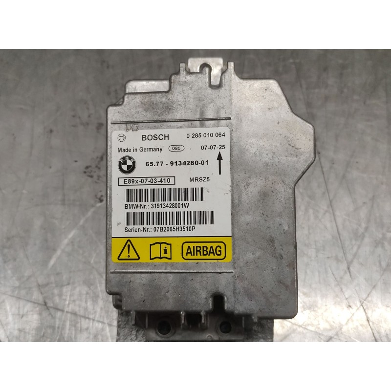 Recambio de centralita airbag para bmw 1 (e81) 118 d referencia OEM IAM 6577913428001  0285010064 - Negro 3