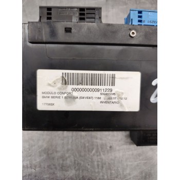 Recambio de modulo confort para bmw 1 (e81) 118 d referencia OEM IAM 5324000  3730315210
