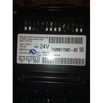 Recambio de cuadro instrumentos para renault premium route 2006 fas 4x2 larga distancia referencia OEM IAM 7420977592 24TF017373