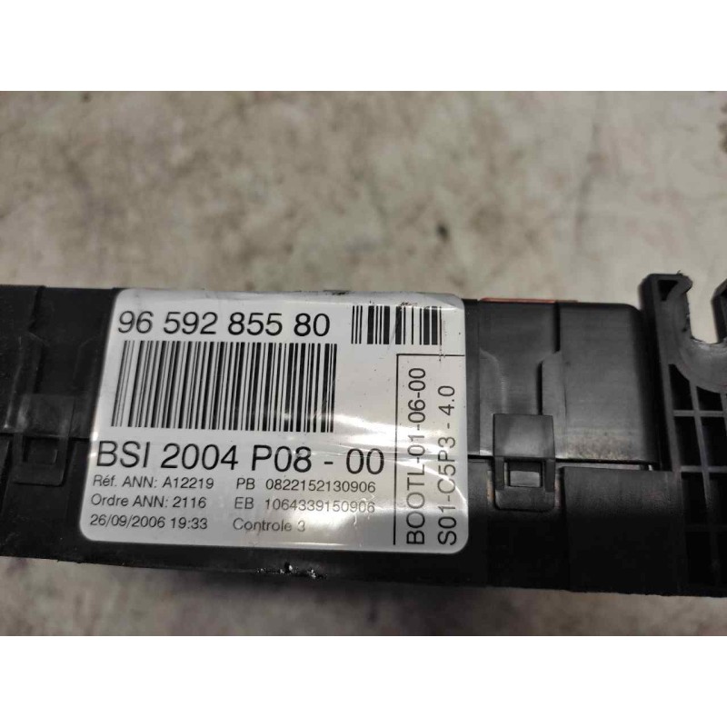 Recambio de caja reles / fusibles para peugeot 207 xs pack referencia OEM IAM 9659285580 - Negro 2