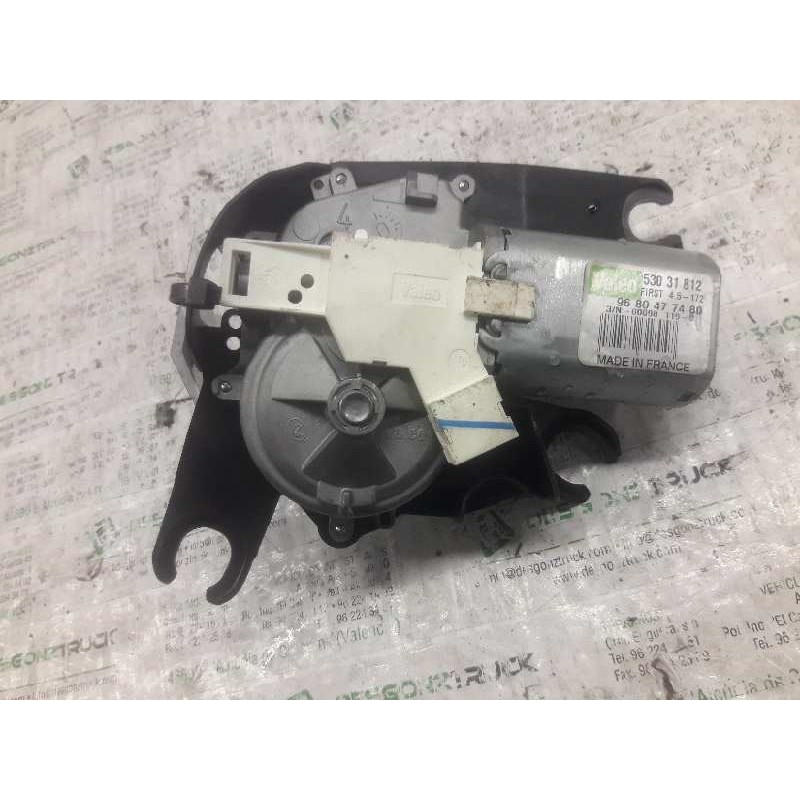 Recambio de motor limpia trasero para peugeot 308 confort referencia OEM IAM 9680477480 53031812 3 PINS - Negro 2