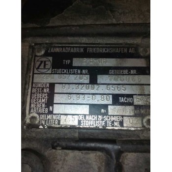 Recambio de caja cambios para man trucks f 9 15.192 f (192cv) referencia OEM IAM S636 1290052205 81320026565