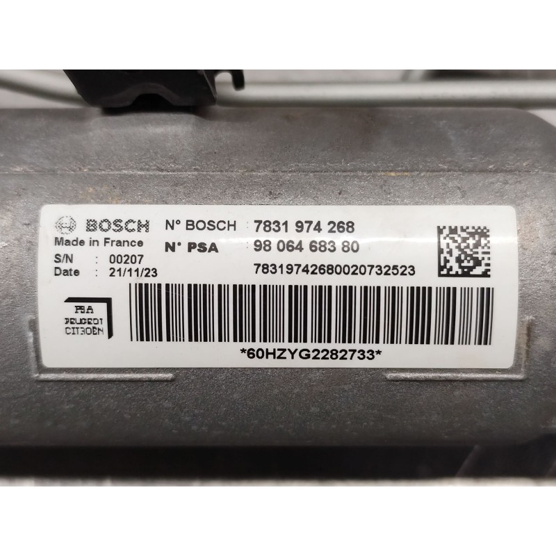 Recambio de cremallera direccion para toyota proace city furgoneta/monovolumen (bpz_) 1.5 d-4d 100 (bpzmd) referencia OEM IAM 98 - Blanco 2