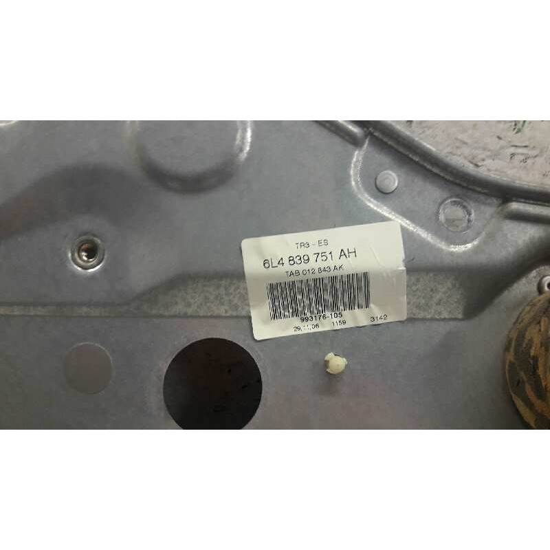 Recambio de elevalunas trasero izquierdo para seat ibiza (6l1) cool referencia OEM IAM 6L4839751AH - Blanco 2