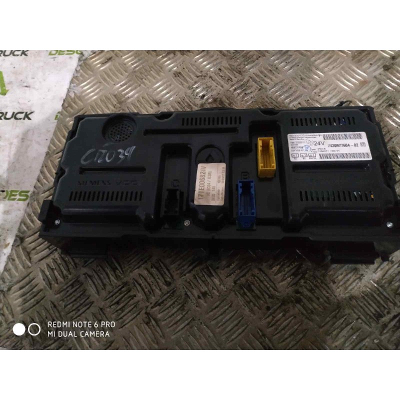 Recambio de cuadro instrumentos para renault magnum ab 2005 cabina adel.tractor semirr. 4x2 4xx.18 gran espacio referencia OEM I - Rojo 2