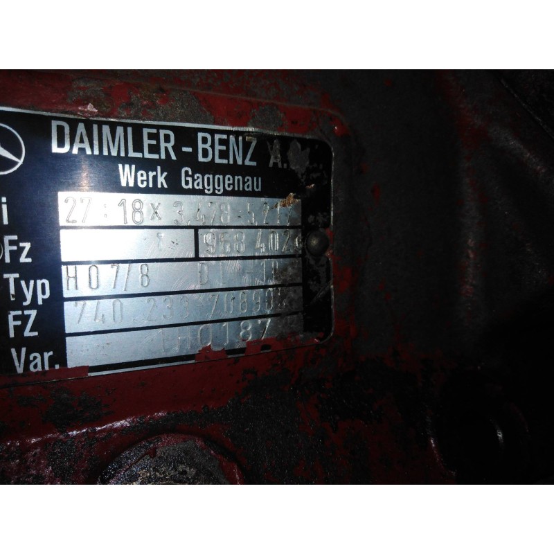Recambio de grupo para mercedes-benz sk / om 422 a 3535 bm 625.0/649.0 8x4/4 s (corto) referencia OEM IAM H07/8 18X27 4