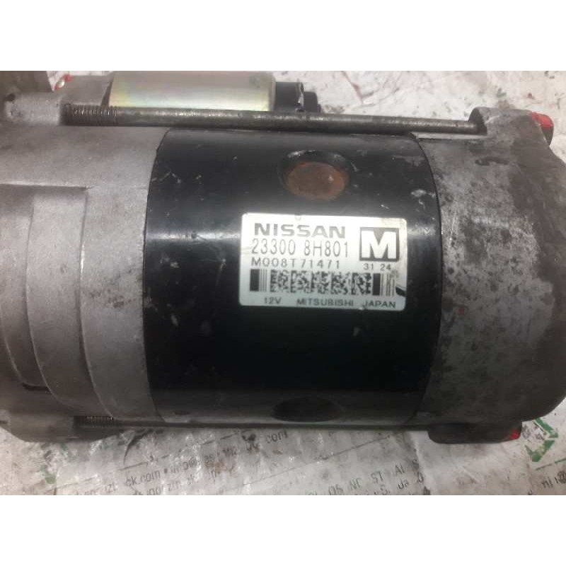 Recambio de motor arranque para nissan primera berlina (p12) acenta referencia OEM IAM 233008H801 M008T71471 12 DIENTES 2
