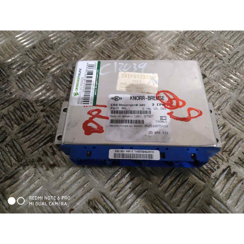 Recambio de modulo electronico para renault magnum ab 2005 cabina adel.tractor semirr. 4x2 4xx.18 gran espacio referencia OEM IA - Rojo