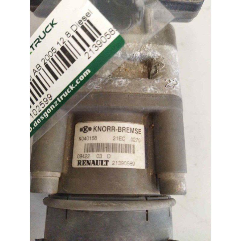 Recambio de valvula aire para renault magnum ab 2005 12.8 diesel referencia OEM IAM 21390589 K040158 VALVULA TRANSMISOR DE FRENO - Blanco 2