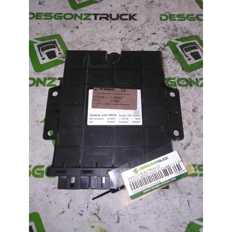 Recambio de modulo electronico para scania serie p/g/r (c-clase) 11.7 diesel referencia OEM IAM 1750167 1518631 1478537 - Blanco