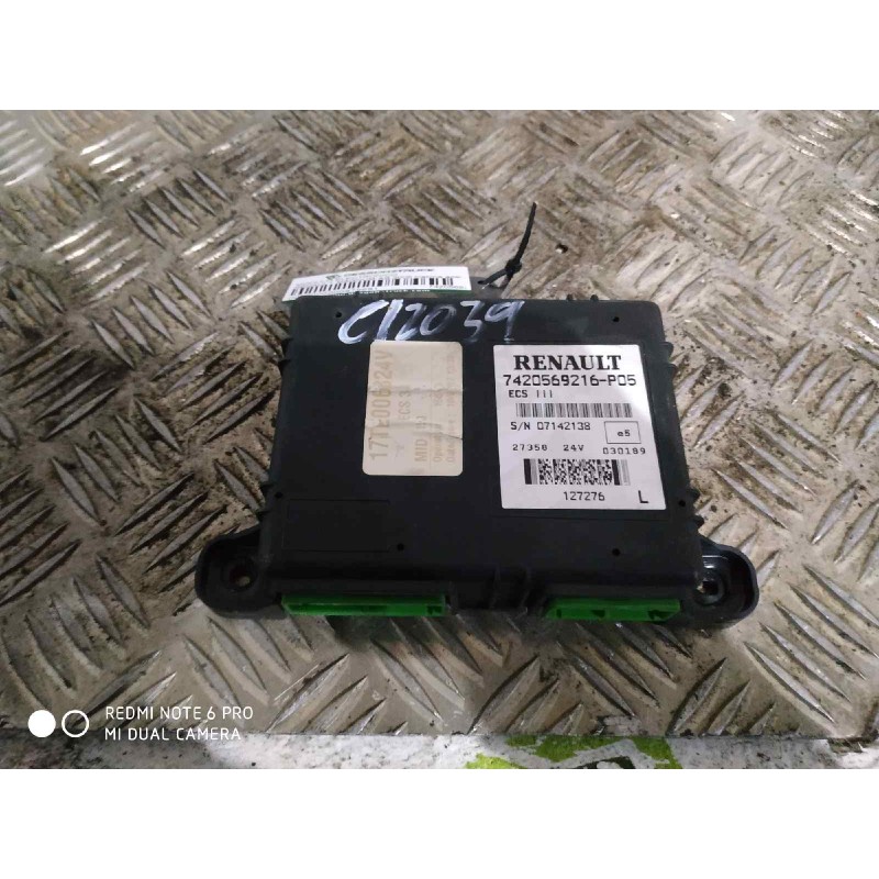 Recambio de modulo electronico para renault magnum ab 2005 cabina adel.tractor semirr. 4x2 4xx.18 gran espacio referencia OEM IA - Rojo