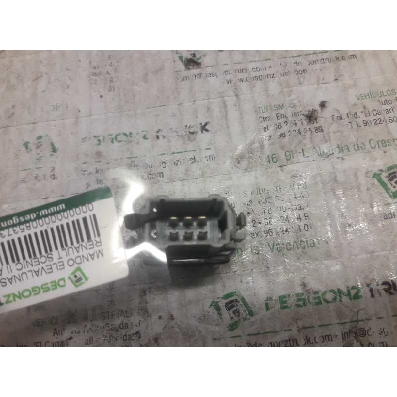 Recambio de mando elevalunas delantero derecho para renault scenic ii authentique referencia OEM IAM 2808201 6 PINS 2