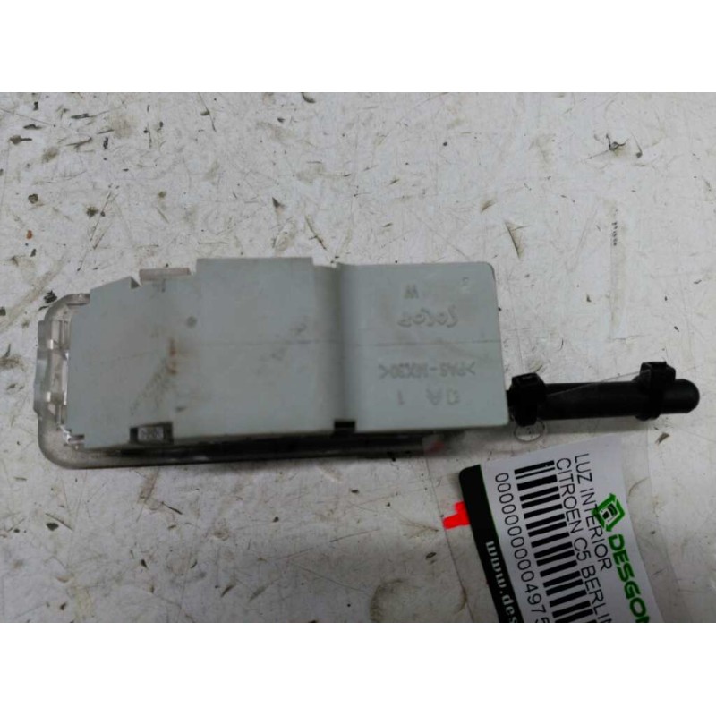 Recambio de luz interior para citroën c5 berlina 1.6 hdi fap referencia OEM IAM  GUANTERA - Negro 2