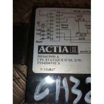 Recambio de modulo electronico para renault midlum fg xxx.10    e5 corto referencia OEM IAM   