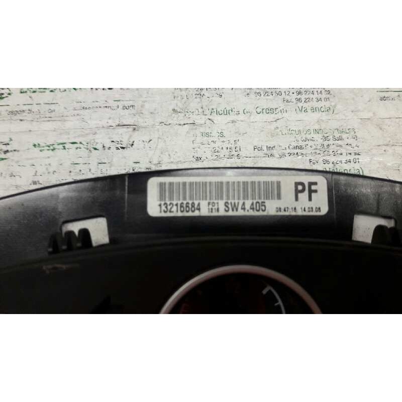 Recambio de cuadro instrumentos para opel astra h berlina cosmo referencia OEM IAM 13216684 2