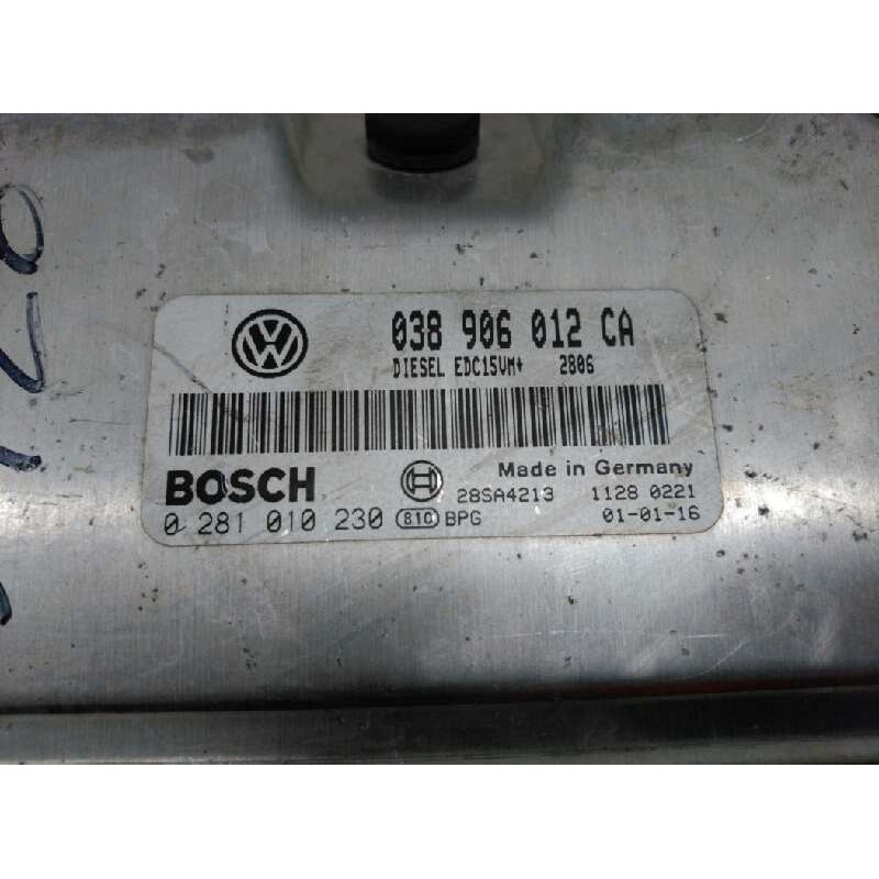 Recambio de centralita motor uce para seat leon (1m1) signo referencia OEM IAM 038906012CA 0281010230 2