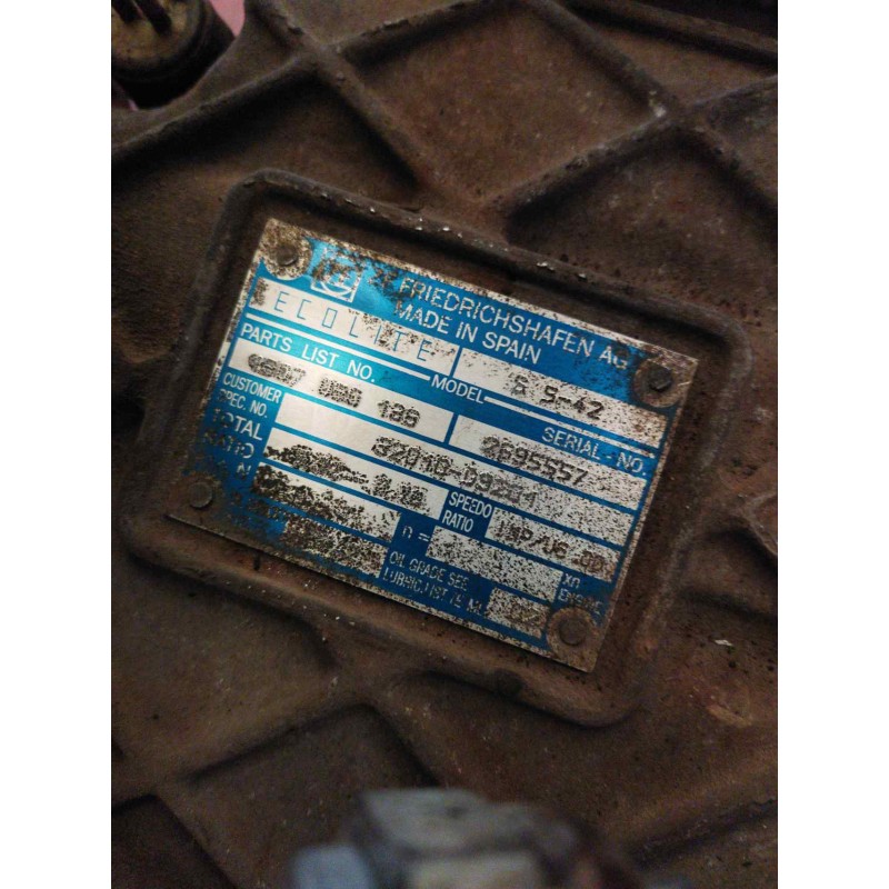 Recambio de caja cambios para nissan trucks atleon 165 referencia OEM IAM S542 1307050138 32010D9201 5