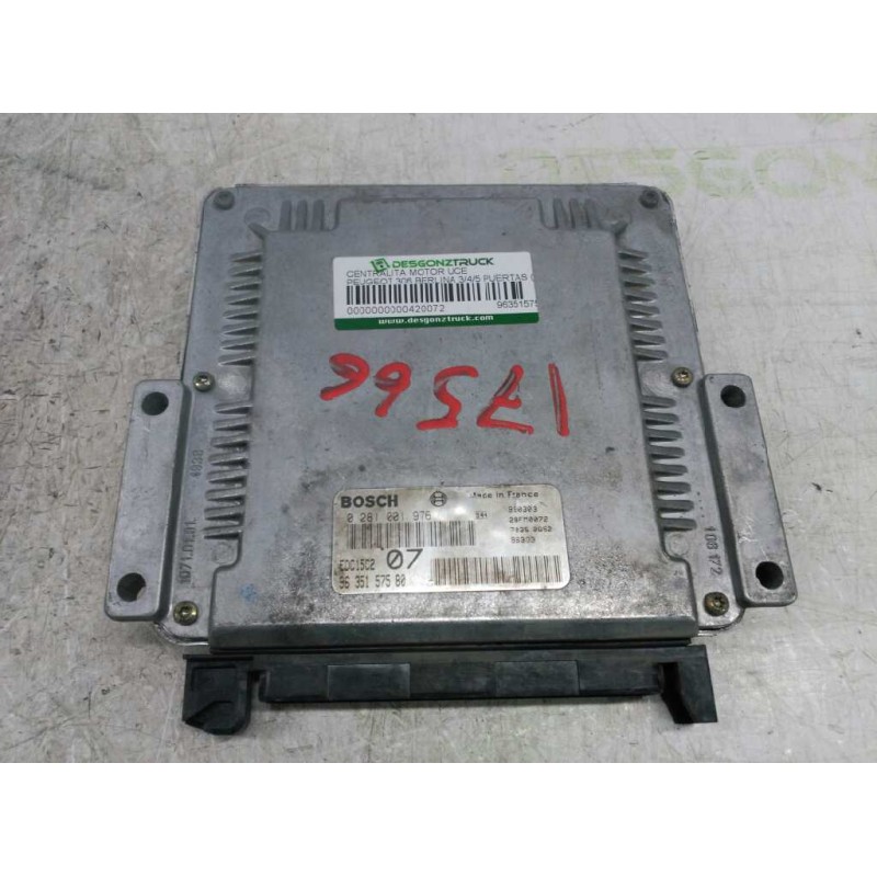 Recambio de centralita motor uce para peugeot 306 berlina 3/4/5 puertas (s2) boulebard referencia OEM IAM 9635157580 0281001976