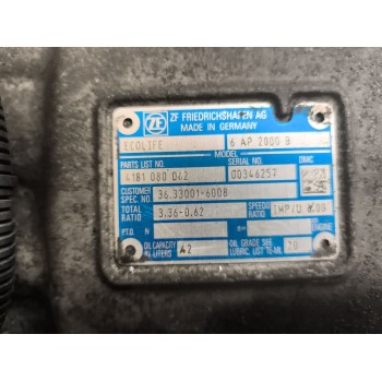 Recambio de caja cambios para man lion´s regio l referencia OEM IAM 6AP2000B 4181080062 36330016008