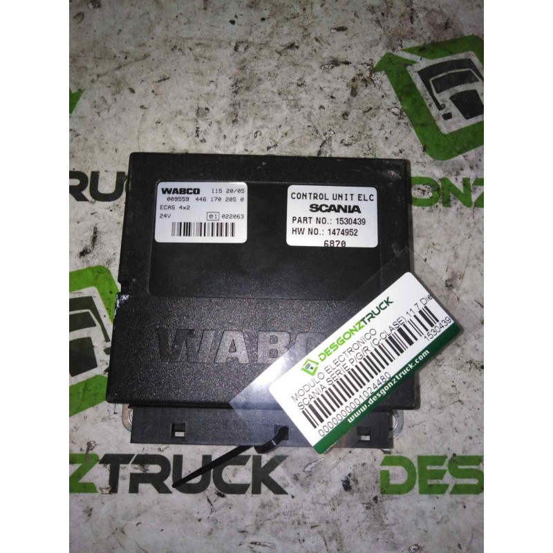 Recambio de modulo electronico para scania serie p/g/r (c-clase) 11.7 diesel referencia OEM IAM 1530439 4461702050 CENTRALITA EC - Blanco