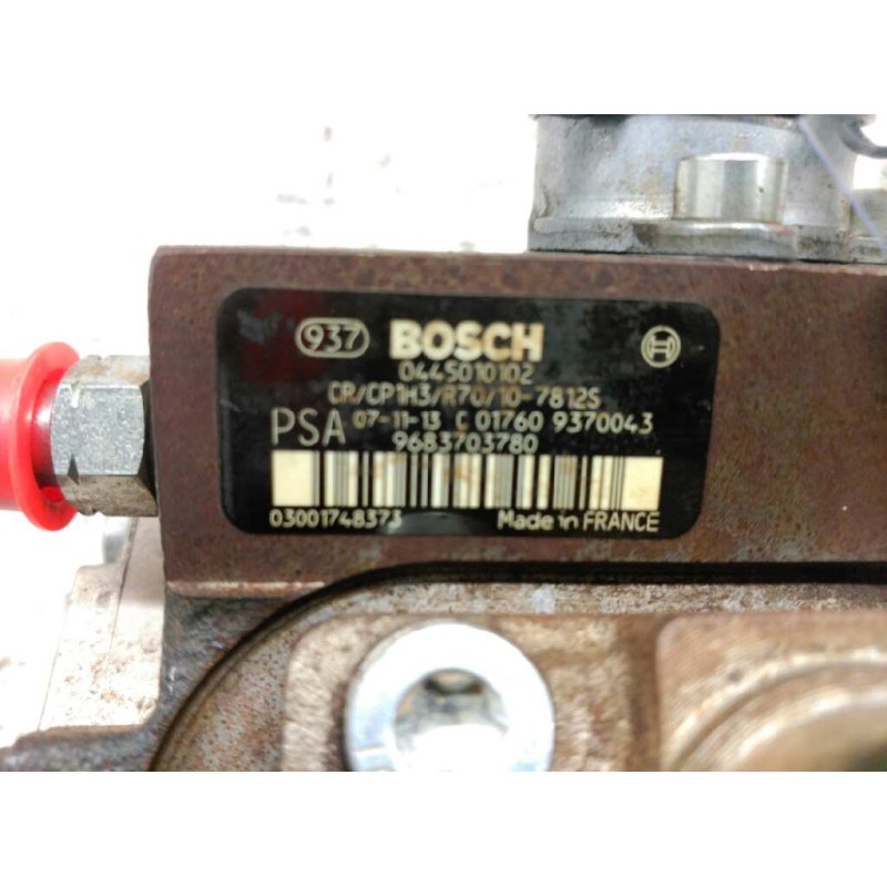 Recambio de bomba inyeccion para ford focus lim. (cb4) titanium referencia OEM IAM 0445010102 C017609370043 BOSCH 2